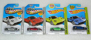 yz͌^ԁ@X|[cJ[@uhzbg[NVbvOJ[hzC[Zbgbrand hot wheels pagani huayra set of 4 cars hw city workshop long card rare