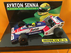 �y���������z�͌^�ԁ@�X�|�[�c�J�[�@�`�[���n�[�g�^�[�{���Z�i143 toleman team tg183b hart turbo 19 a senna 1984