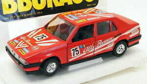 【送料無料】模型車 スポーツカー ブラーゴ124スケールモデル3518aアルファロメオ75graレーシングカー burago 124 scale model car 3518a alfa romeo 75 gra racing car red