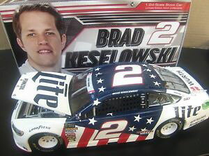 �y���������z�͌^�ԁ@�X�|�[�c�J�[�@�u���b�hkeselowski 2018���C�g2 penske124 nascarlbrad keselowski 2018 miller lite patriotic 2 penske fusion 124 nascarl