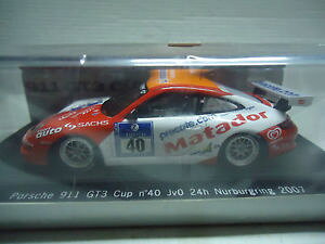 yz͌^ԁ@X|[cJ[@Xp[N|VFOAe}JbvjuNNrare spark 143 porsche 911 gt3 cup 40 jvo 24h nrburgring 2007 limited 300 pc