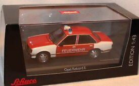 【送料無料】模型車　スポーツカー　エディションオペルschuco edition 143 03423opel rekord e fire brigadelimited