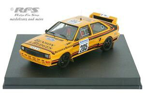 【送料無料】模型車 スポーツカー アウディクワトロピステラリードーソンaudi quattro a2 rally of 1000 pistes 1986dawson 143 trofeu 1624m