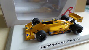 yz͌^ԁ@X|[cJ[@ACgZi[^XiROvXP[ayrton senna lotus 99t 1987 monaco gp winner no12 143 scale r70181