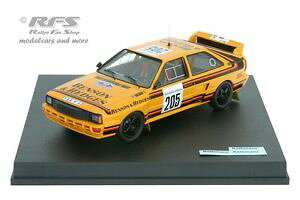 【送料無料】模型車 スポーツカー アウディクワトロピステラリードーソンaudi quattro a2 rally of 1000 pistes 1986dawson 143 trofeu 1624
