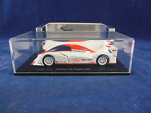 �y���������z�͌^�ԁ@�X�|�[�c�J�[�@�X�p�[�N�~�j�}�b�N�X�R���Z�v�g�J�[�v�W���[�p���X�P�[��spark minimax s1270 concept car peugeot 908 paris 2008 scale 143