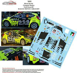 yz͌^ԁ@X|[cJ[@fJ[tH[htBGX^eJ[decals 143 ref 1815 ford fiesta r5 rallye monte carlo riccio 2019 wrc