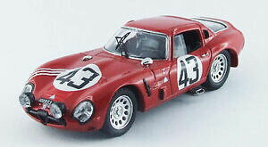 【送料無料】模型車 スポーツカー アルファロメオモデルモデルalfa romeo tz2 retired lm 1965 zeccolirosinski 143 model best models