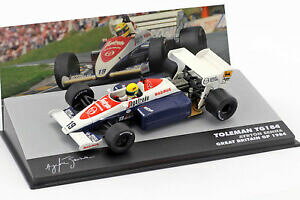 yz͌^ԁ@X|[cJ[@ACgZiCMXtH[~ayrton senna toleman tg184 19 3rd britain gp formula 1 1984 143 altaya