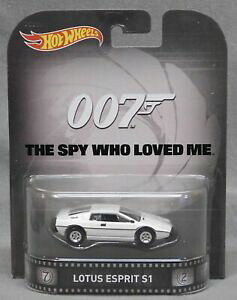 【送料無料】模型車 スポーツカー ホットホイールレトロエンターテイメントロータスエスプリホワイトジェームズボンドhot wheels 2015 retro entertainment lotus esprit s1 white james bond 007