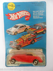 yz͌^ԁ@X|[cJ[@}ezbgzC[NVbNZfX~g}[VA19936 mattel hot wheels classic mercedes 540k 1981 mint carded malaysia