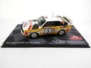yz͌^ԁ@X|[cJ[@AEfBX|[cquattro[eJ1985[143 rally model car rb5audi sport quattro rallye monte carlo 1985 rohrl 143 rally model car