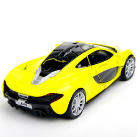【送料無料】模型車　スポーツカー　ダイカストマクラーレンスポーツライト132 alloy diecast yellow yellow mclaren p1 sport car model toy wlight car toys