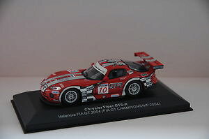 【送料無料】模型車 スポーツカー クライスラーバイパーバレンシアボックスオンcar chrysler viper gtsr valencia fia gt 2004 143 eme in box