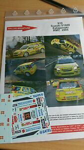 yz͌^ԁ@X|[cJ[@fJ[XYLeJ[[decals 143 ref 910 suzuki ignis s1600 katajamaki rallye monte carlo 2005 rally