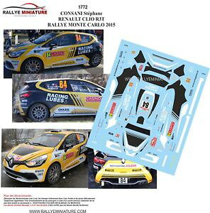 yz͌^ԁ@X|[cJ[@fJ[m[NIeJ[[decals 143 ref 1772 renault clio r3 consani rallye monte carlo 2015 wrc rally