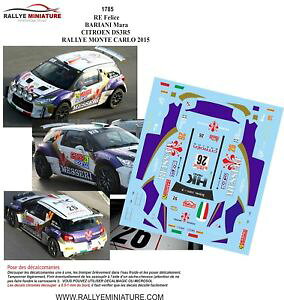 yz͌^ԁ@X|[cJ[@fJ[VgGeJ[[decals 143 ref 1785 citroen ds3 r5 felice re rallye monte carlo 2015 wrc rally
