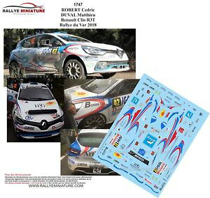 yz͌^ԁ@X|[cJ[@fJ[m[NIo[g[decals 143 ref 1747 renault clio r3t robert rallye du var 2018 rally