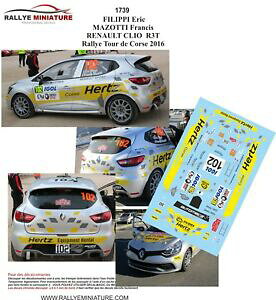 yz͌^ԁ@X|[cJ[@fJ[m[NBbsc[hRX[[decals 143 ref 1739 renault clio r3 filippi tour de corse 2016 rally wrc rally