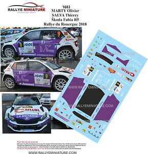 yz͌^ԁ@X|[cJ[@fB[L1431683 skoda fabia r5 martyrallye du rouergue 2018decals 143 ref 1683 skoda fabia r5 marty rallye du rouergue 2018