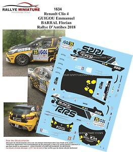 �y���������z�͌^�ԁ@�X�|�[�c�J�[�@�f�J�[�����m�[�N���I�����[decals 143 ref 1634 renault clio r3t guigou rallye d antibes 2018 rally