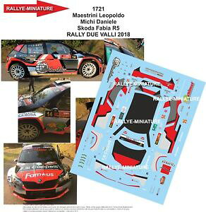 yz͌^ԁ@X|[cJ[@fJ[VR_t@rA[[C^Aodecals 143 ref 1721 skoda fabia r5 maestrini rally due valli 2018 rally italia