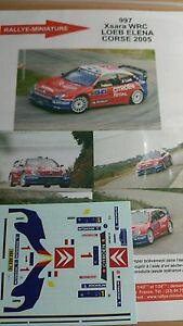 yz͌^ԁ@X|[cJ[@fB[L1430997 citroen xsara wrc sebastienloebde2005decals 143 ref 0997 citroen xsara wrc sebastien loeb tour de corse 2005