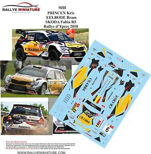 yz͌^ԁ@X|[cJ[@1431655 skoda fabia r5 princen ypresfB[L2018decals 143 ref 1655 skoda fabia r5 princen ypres rally 2018 rally