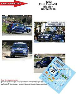 �y���������z�͌^�ԁ@�X�|�[�c�J�[�@�f�J�[���t�H�[�h�t�B�G�X�^�c�[���h�R���X�����[�����[decals 143 ref 1222 ford fiesta biasion tour de corse 2006 rally rally wrc