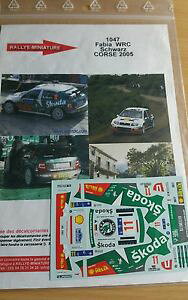 �y���������z�͌^�ԁ@�X�|�[�c�J�[�@�f�B�[�L����1431047 schwarz skoda fabia wrcde2005decals 143 ref 1047 schwarz skoda fabia wrc tour de corse 2005 rally rally