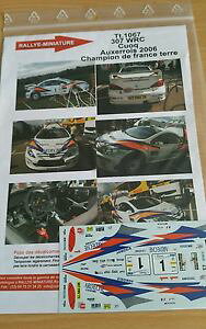 �y���������z�͌^�ԁ@�X�|�[�c�J�[�@�f�B�[�L����1431067 peugeotauxerrois 2006307wrc rallye cuoqdecals 143 ref 1067 peugeot 307 wrc rallye cuoq land of the auxerrois
