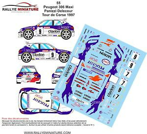 �y���������z�͌^�ԁ@�X�|�[�c�J�[�@�f�B�[�L����14355 peugeot306maxi panizzide1997wrcdecals 143 ref 55 peugeot 306 maxi panizzi tour de corse 1997 rally rally wrc