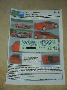 yz͌^ԁ@X|[cJ[@fB[L143e peugeot 307 wrc george tracey[NX[bpGbZC2007dcals 143e peugeot 307 wrc george tracey rallycross europe essa