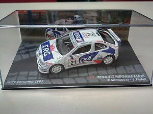 �y���������z�͌^�ԁ@�X�|�[�c�J�[�@143megane maxi sanremo 1997andreuccifedelirenaultrally car 143 renault megane maxi sanremo 1997 andreuccifedeli rally car