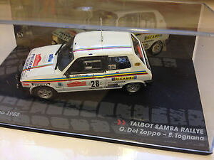 �y���������z�͌^�ԁ@�X�|�[�c�J�[�@�V���R�y�[�V����talbot samba san remo 1983 del143 rally collectible diecast car ixotalbot samba san remo 1983 del zoppo 143 rall