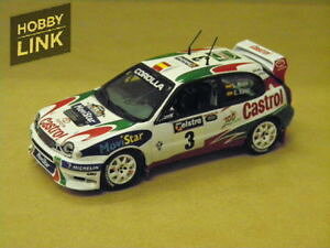 �y���������z�͌^�ԁ@�X�|�[�c�J�[�@143 toyota corolla wrccastrolrally australia1999csainzvitesse skm138143 toyota corolla wrc castrol rally australia 1999 cs