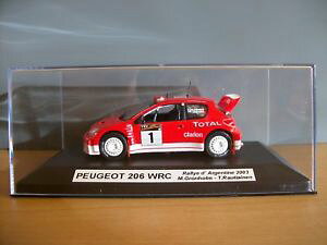 �y���������z�͌^�ԁ@�X�|�[�c�J�[�@�v�W���[�����[�A���[���`���{�b�N�Xpeugeot 206 wrc rally argentine m sagarra 2003 143 norev 143 box