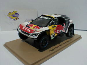 【送料無料】模型車 スポーツカー スパークプジョーダカールラリーspark s5620 peugeot 3008 dkr 300 4th rally dakar 2018 peterhansel 143