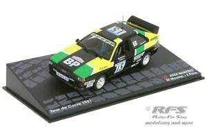 yz͌^ԁ@X|[cJ[@AEfBNg[c[hRX[g|XAaudi quattro rallye tour de corse 1981 moutonpons 143 al 1981tdc015i