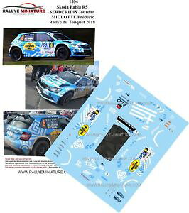 yz͌^ԁ@X|[cJ[@fJ[VR_t@rAfgDP[decals 132 ref 1594 skoda fabia r5 serderidis rallye du touquet 2018 rally