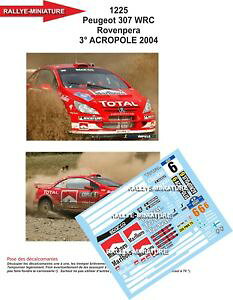 【送料無料】模型車 スポーツカー 132calcomanias ref1225peugeot 307wrc rovanpera rally acropole2004calcomanas 132 ref 1225 peugeot 307 wrc rovanpera rally a
