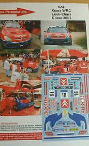 yz͌^ԁ@X|[cJ[@fB[L132624 citroen xsara wrc sebastienloebde2003decals 132 ref 624 citroen xsara wrc sebastien loeb tour de corse 2003 r