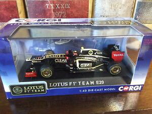 �y���������z�͌^�ԁ@�X�|�[�c�J�[�@�R�[�M�[�`�[�����}���t�����Xcorgi 2012 lotus f1 team e20romain france 143 cc56402