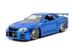 �y���������z�͌^�ԁ@�X�|�[�c�J�[�@�u���C�A�����f���J�[���f�����f��jada fast amp; furious f8 brians nissan gtr r34 model car car model 132 model