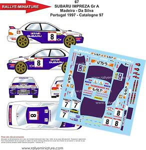�y���������z�͌^�ԁ@�X�|�[�c�J�[�@�f�B�[�L����13267 subaru impreza wrx ruimadeirawrc portugal 1997decals 132 ref 67 subaru impreza wrx rui madeira rally wrc portu
