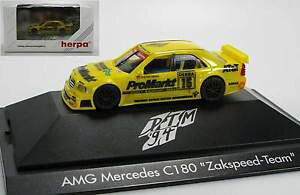 yz͌^ԁ@X|[cJ[@ZfX`[herpa amg mercedes c180 zakspeed team promarkt dtm 1994 pc 036146 ovp 187