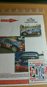 yz͌^ԁ@X|[cJ[@fJ[}`vW[decals 124 ref 742 peugeot 206 wrc to mulch rallycross 2004