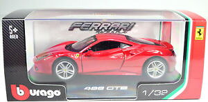�y���������z�͌^�ԁ@�X�|�[�c�J�[�@�t�F���[���X�P�[��ferrari 488 gtb red 1 3 scale 2 bburago