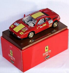 yz͌^ԁ@X|[cJ[@tF[v[e[V{[hbburago 3529, 118, ferrari 348 tb evoluzione, on presentation board ab1001d