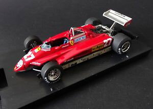 【送料無料】模型車 スポーツカー スケールフェラーリロングビーチビルヌーブbrumm 143 scale r272 f1 ferrari 126c2, gp long beach 1982 gvilleneuve exclnt